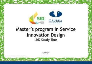 Master’s program in Service Innovation Design