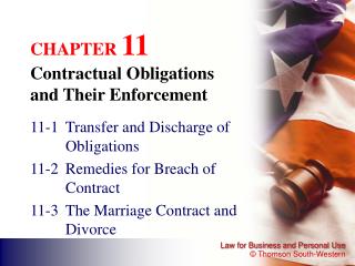 CHAPTER 11 Contractual Obligations and Their Enforcement