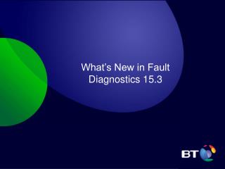 What’s New in Fault Diagnostics 15.3