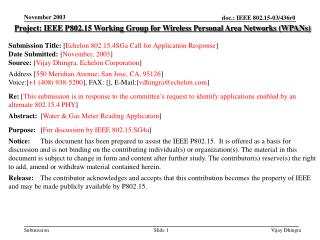 Project: IEEE P802.15 Working Group for Wireless Personal Area Networks (WPANs)