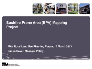 Bushfire Prone Area (BPA) Mapping Project