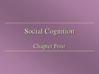 Social Cognition