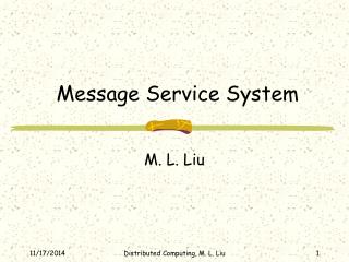 Message Service System