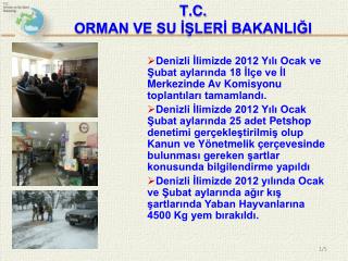 T.C. ORMAN VE SU İŞLERİ BAKANLIĞI