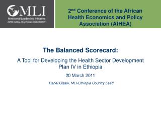 2 nd Conference of the African Health Economics and Policy Association (AfHEA)