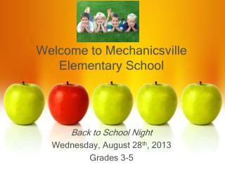 Welcome to Mechanicsville Elementary School