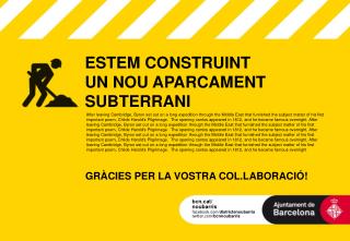 ESTEM CONSTRUINT UN NOU APARCAMENT SUBTERRANI