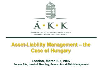 Asset-Liability Management – the Case of Hungary