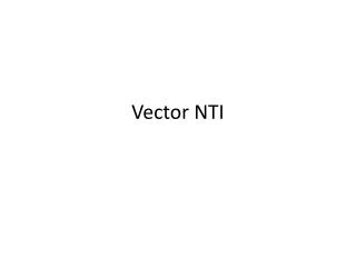 Vector NTI