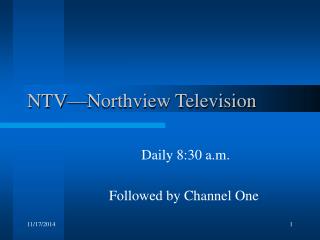 NTV—Northview Television