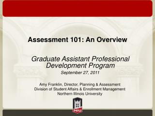Assessment 101: An Overview
