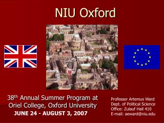 NIU Oxford