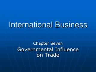 International Business