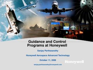 Guidance and Control Programs at Honeywell