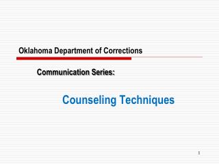 Oklahoma Department of Corrections