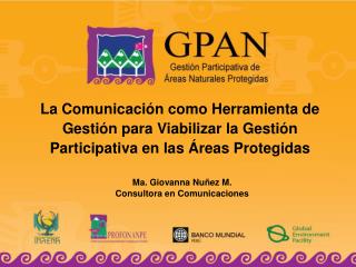 Ma. Giovanna Nuñez M. Consultora en Comunicaciones