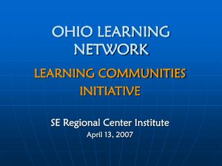 OHIO LEARNING NETWORK