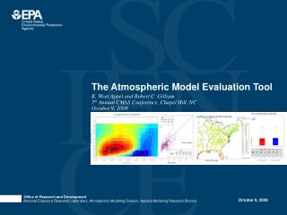 The Atmospheric Model Evaluation Tool