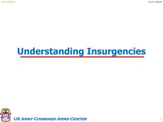 Understanding Insurgencies