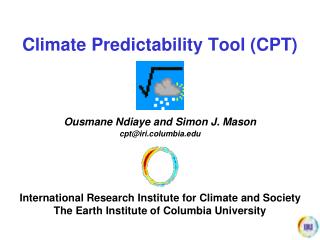 Climate Predictability Tool (CPT)