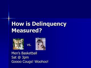 How is Delinquency Measured?