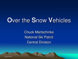 O ver the S now V ehicles