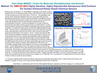 Methods were developed in an initial MRSEC collaboration with Moses Chan to