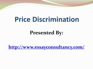 Price Discrimination