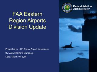 FAA Eastern Region Airports Division Update