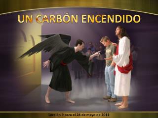 UN CARBÓN ENCENDIDO