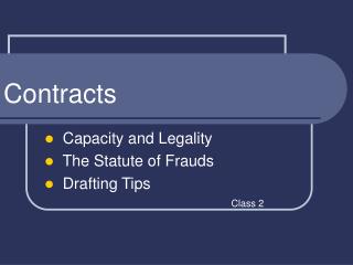 Contracts