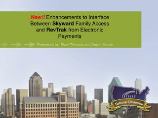 New!! Enhancements to Interface Between Skyward Family Access and RevTrak from Electronic