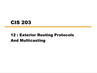 CIS 203