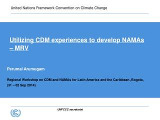 Utilizing CDM experiences to develop NAMAs – MRV
