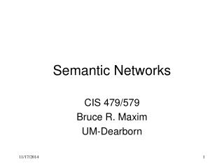 Semantic Networks