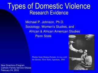 Types of Domestic Violence Research Evidence