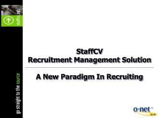 StaffCV Recruitment Management Solution A New Paradigm In Recruiting