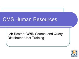 CMS Human Resources