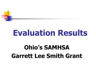 Evaluation Results