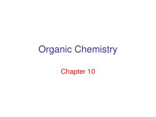 Organic Chemistry