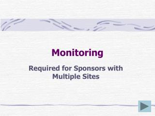 Monitoring