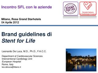 Brand guidelines di Stent for Life