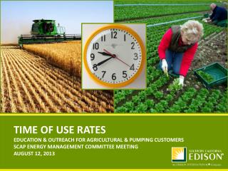 BASICS: Time-of-Use Statewide Initiative