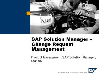 SAP Solution Manager – Change Request Management