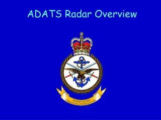 ADATS Radar Overview