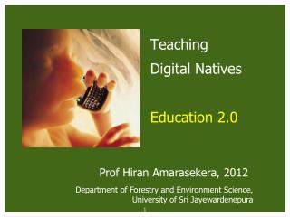 Teaching Digital Natives Education 2.0