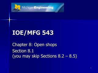 IOE/MFG 543