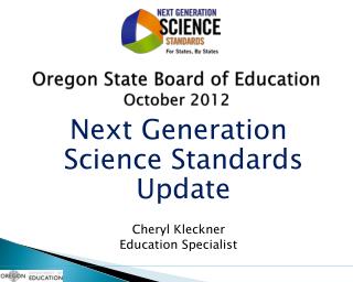 Oregon State Board of Education October 2012