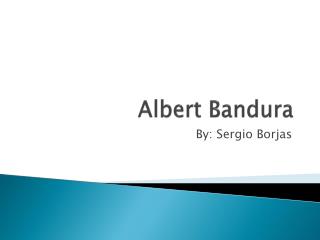 Albert Bandura