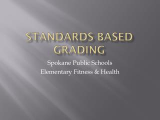 Standards based grading